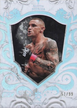 Dustin Poirier 2025 Topps Royalty UFC Base #58 Platinum