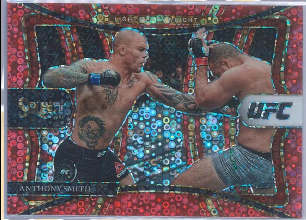 Anthony Smith 2021 Panini Select UFC Premier Level #154 Red Disco