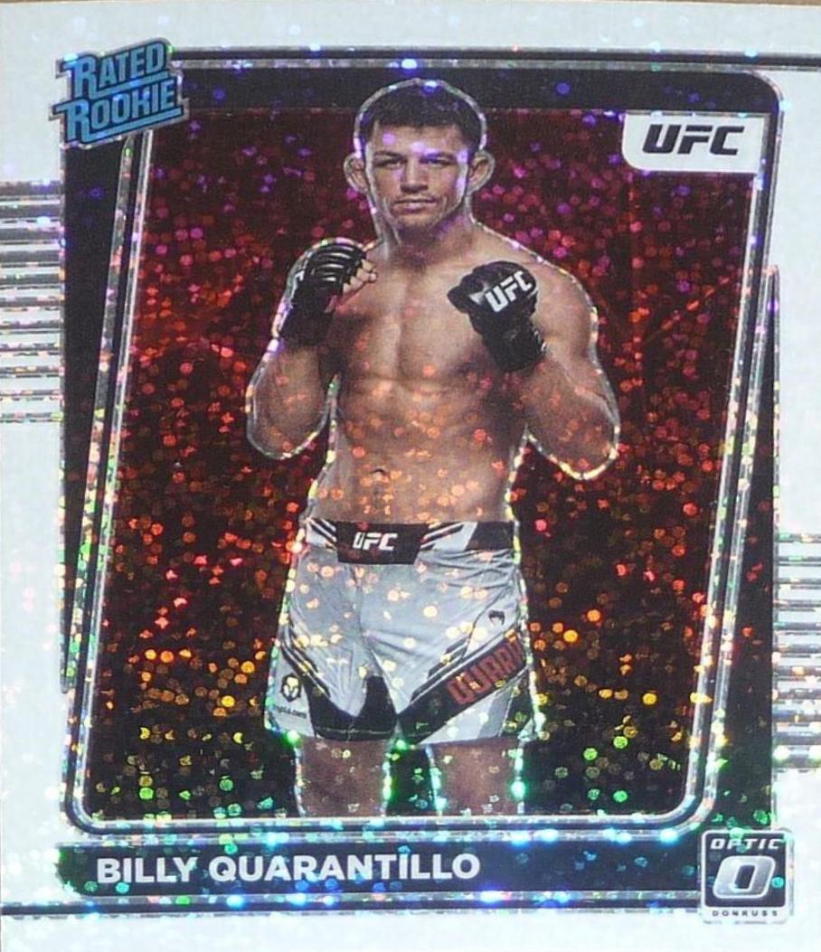 Billy Quarantillo 2022 Panini Donruss Optic UFC Base #107 White Sparkle