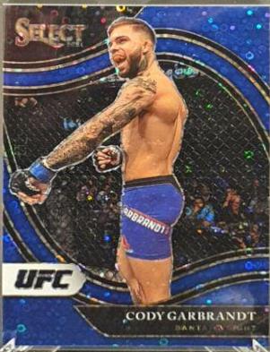Cody Garbrandt 2021 Panini Select UFC Octagonside #244 Blue Disco