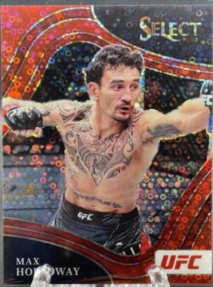 Max Holloway 2022 Panini Select UFC Octagonside #269 Red Disco