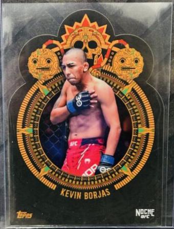 Kevin Borjas 2024 Topps Noche UFC Base #14 Purple Die-Cut