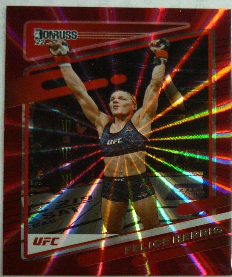 Felice Herrig 2022 Panini Donruss UFC Base #143 Red