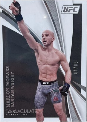 Marlon Moraes 2021 Panini Immaculate UFC Base #71 Gold