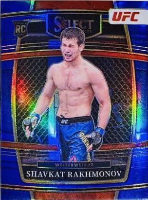 Shavkat Rakhmonov 2022 Panini Select UFC Concourse #84 Blue Prizm