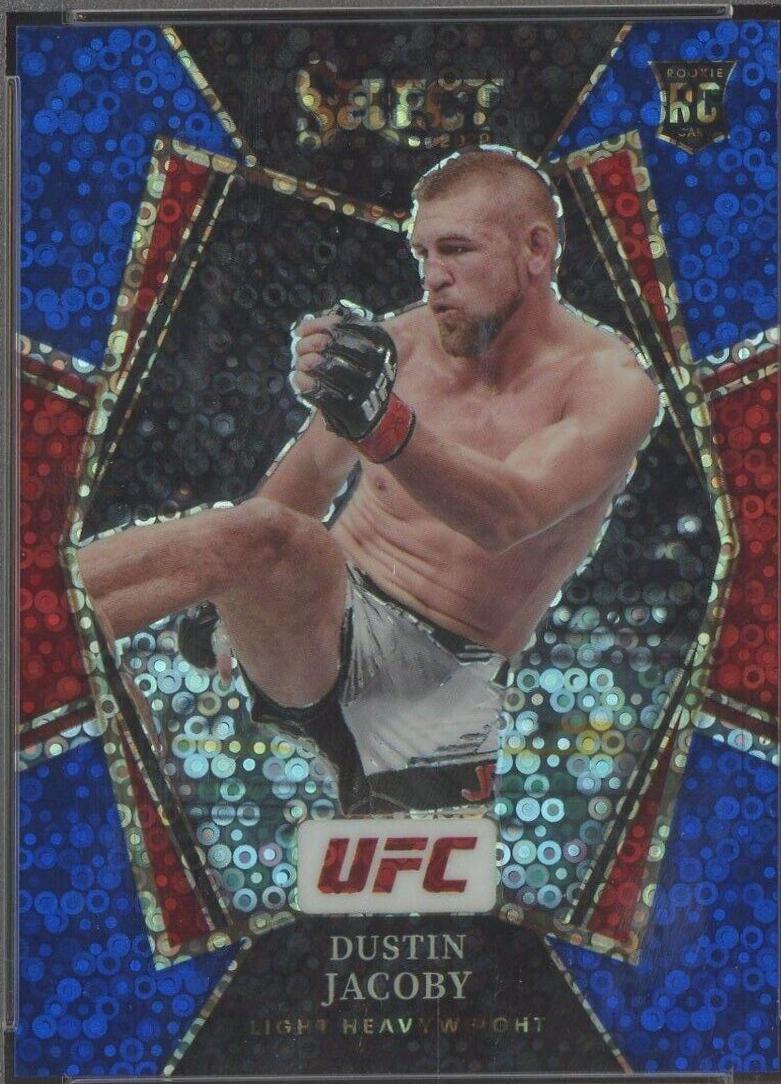 Dustin Jacoby 2022 Panini Select UFC Premier Level #189 Blue Disco