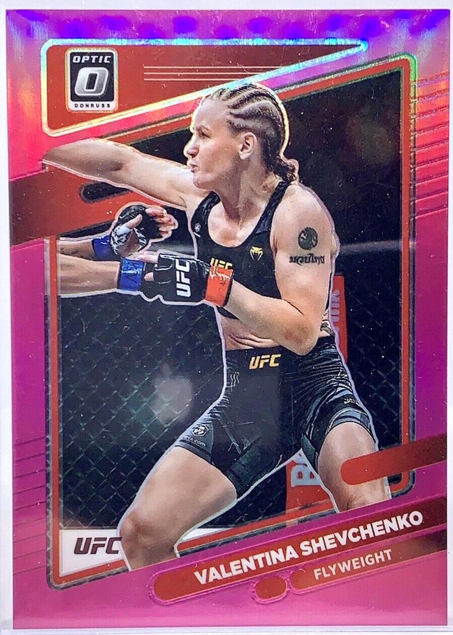 Valentina Shevchenko 2022 Panini Donruss Optic UFC Base #41 Pink