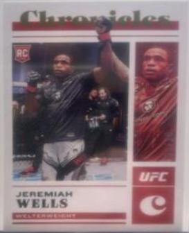 Jeremiah Wells 2023 Panini Chronicles UFC Base Chronicles #90 Gold