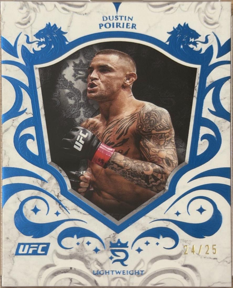 Dustin Poirier 2025 Topps Royalty UFC Base #58 Blue