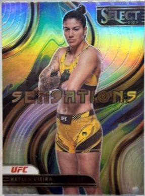 Ketlen Vieira 2023 Panini Select UFC Sensations #8 Silver
