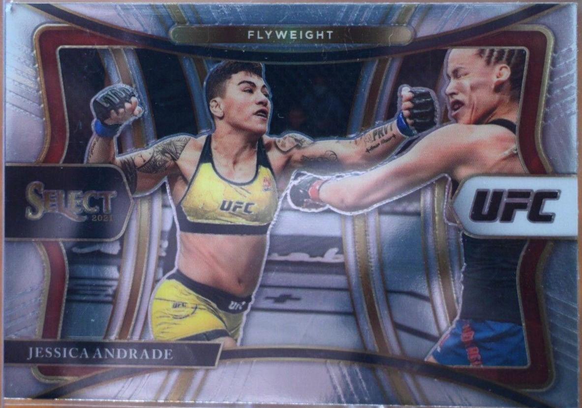 Jessica Andrade 2021 Panini Select UFC Premier Level #147 Silver
