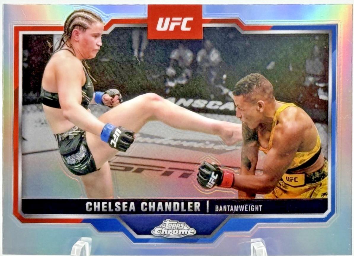 Chelsea Chandler 2025 Topps Chrome UFC Base #79 Refractor