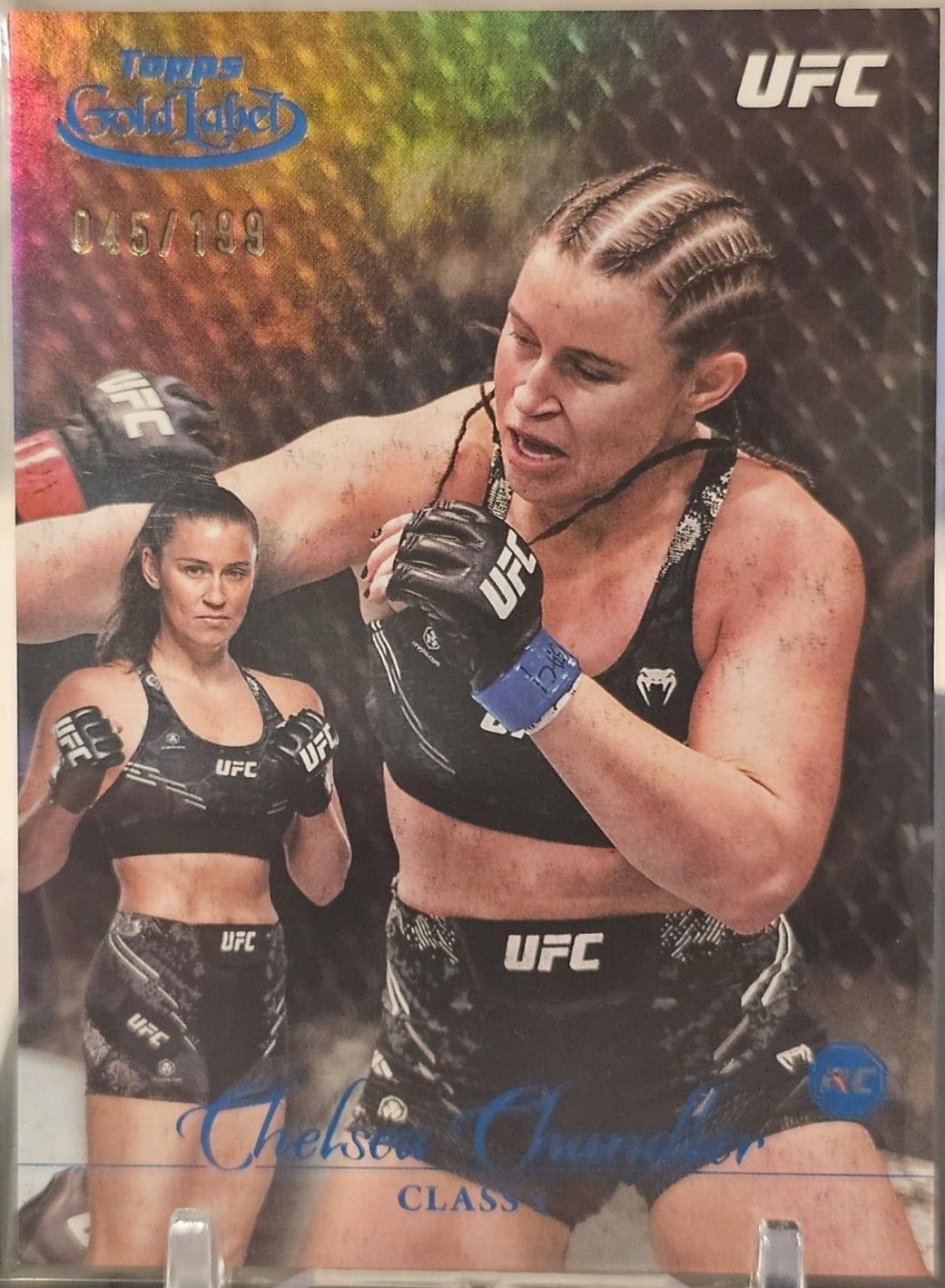 Chelsea Chandler 2024 Topps Gold Label UFC Base Class I #91 Blue