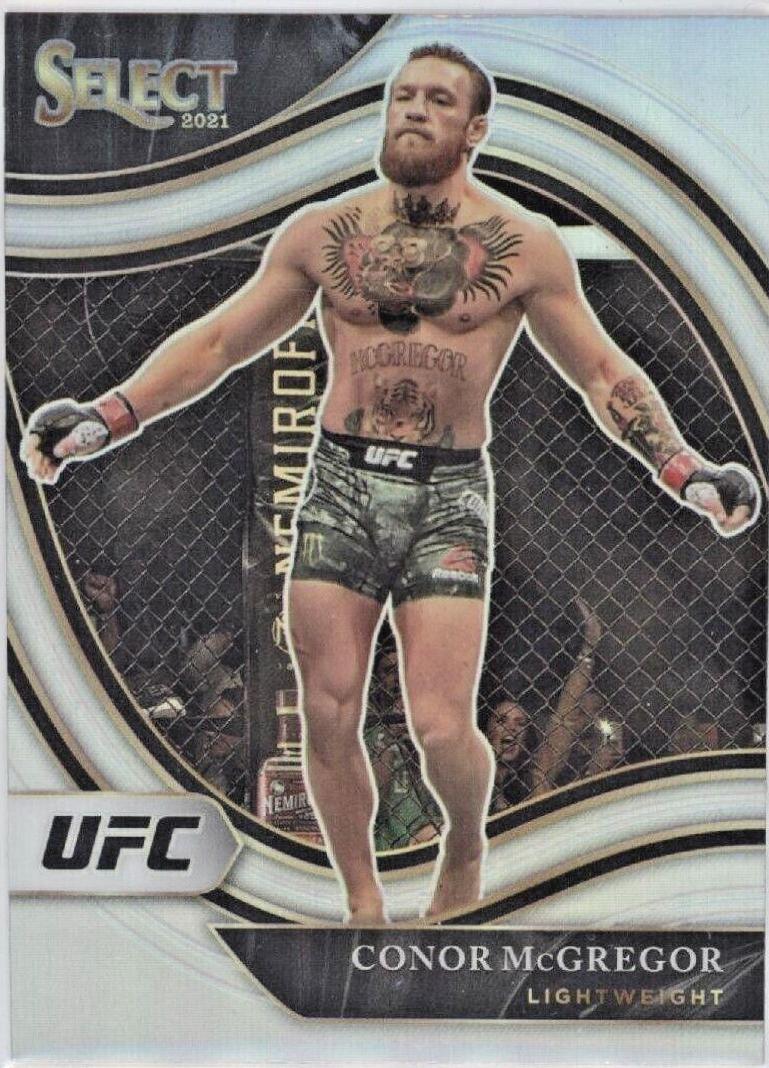 Conor McGregor 2021 Panini Select UFC Octagonside #284 Silver