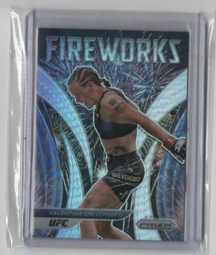 Valentina Shevchenko 2022 Panini Prizm UFC Fireworks #23 Silver