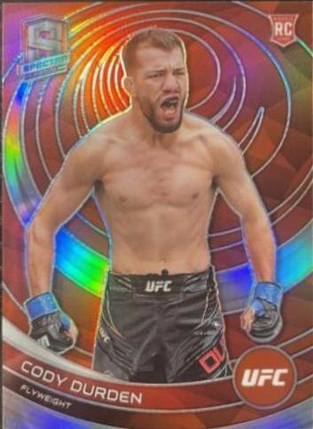 Cody Durden 2023 Panini Chronicles UFC Base Spectra #380 Red