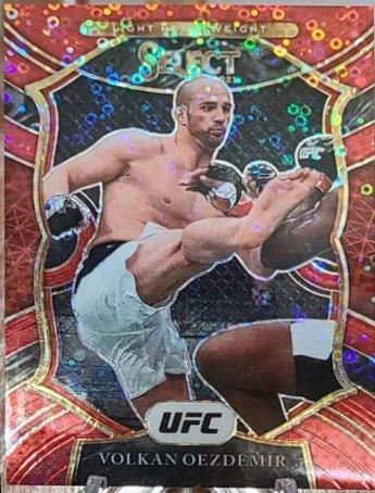 Volkan Oezdemir 2021 Panini Select UFC Concourse #53 Red Disco