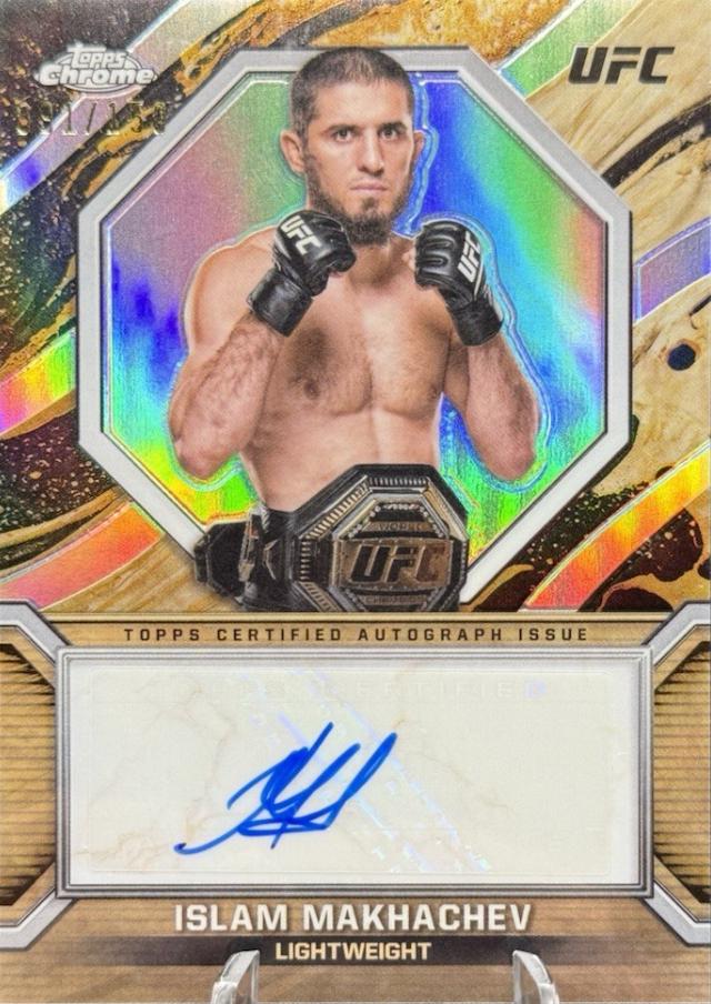 Islam Makhachev 2024 Topps Chrome UFC Marks of Champions #MOC-IMA Refractor