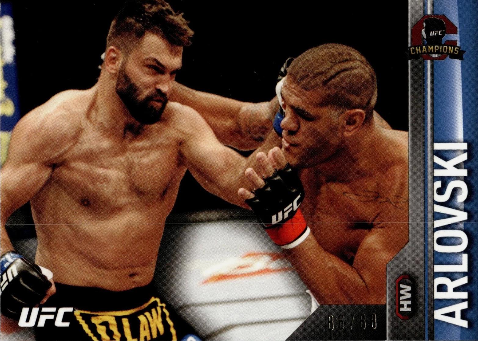 Andrei Arlovski 2015 Topps UFC Champions Base #5 Blue
