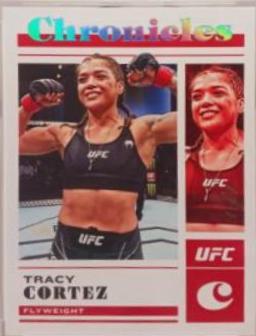 Tracy Cortez 2023 Panini Chronicles UFC Base Chronicles #31 Platinum