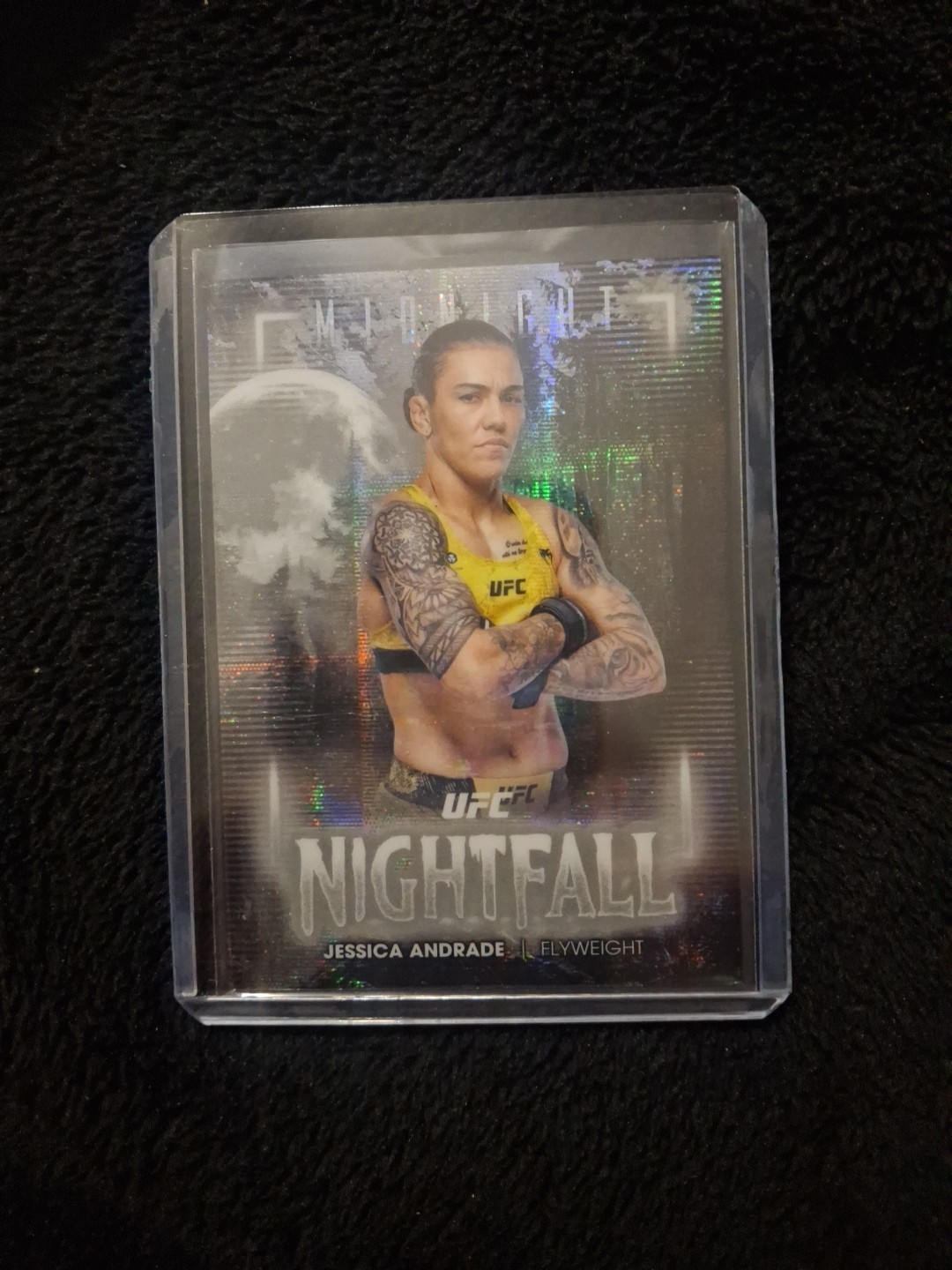 Jessica Andrade 2025 Topps Midnight UFC Nightfall #NF-23 Moon Beam