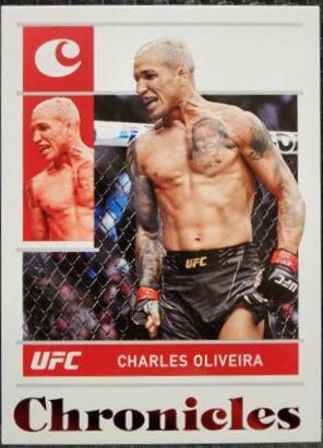 Charles Oliveira 2022 Panini Chronicles UFC Base Chronicles #21 Red