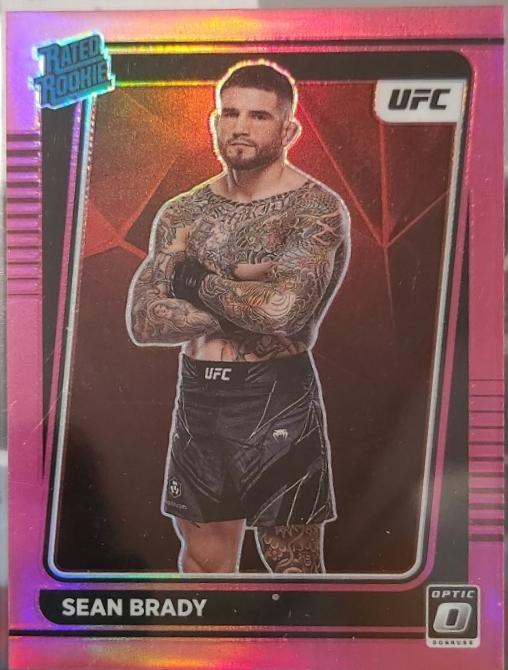 Sean Brady 2022 Panini Donruss Optic UFC Base #118 Pink