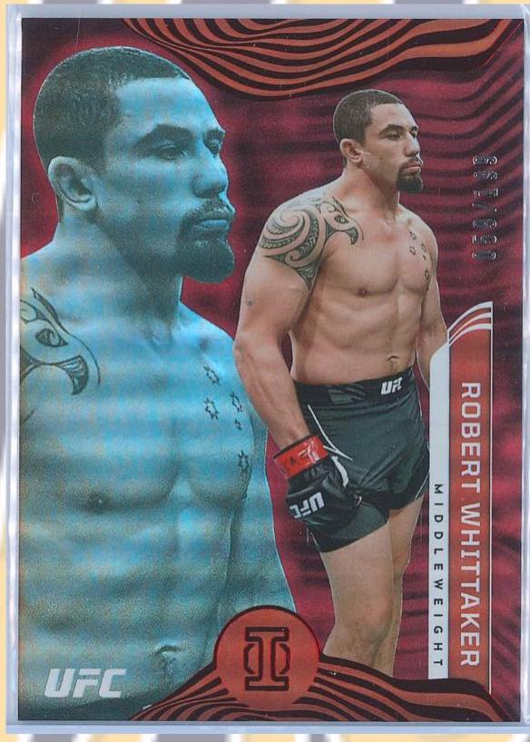 Robert Whittaker 2022 Panini Chronicles UFC Base Illusions #270 Red