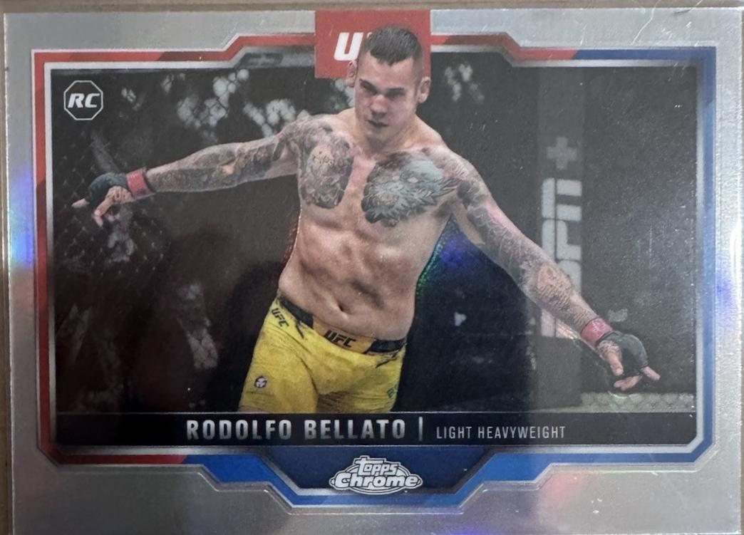 Rodolfo Bellato 2025 Topps Chrome UFC Base #194 Refractor