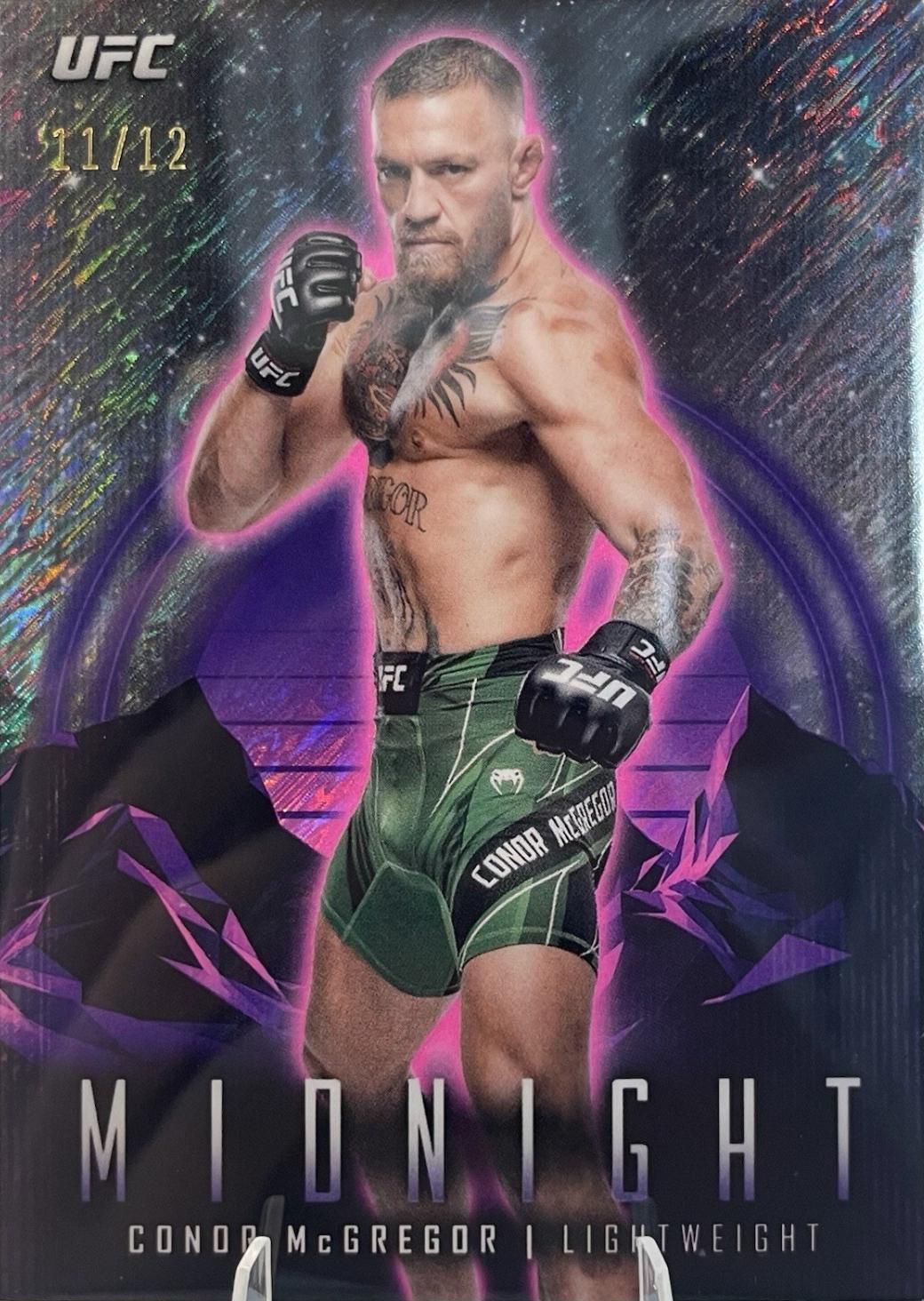 Conor McGregor 2024 Topps Midnight UFC Base #1 Midnight