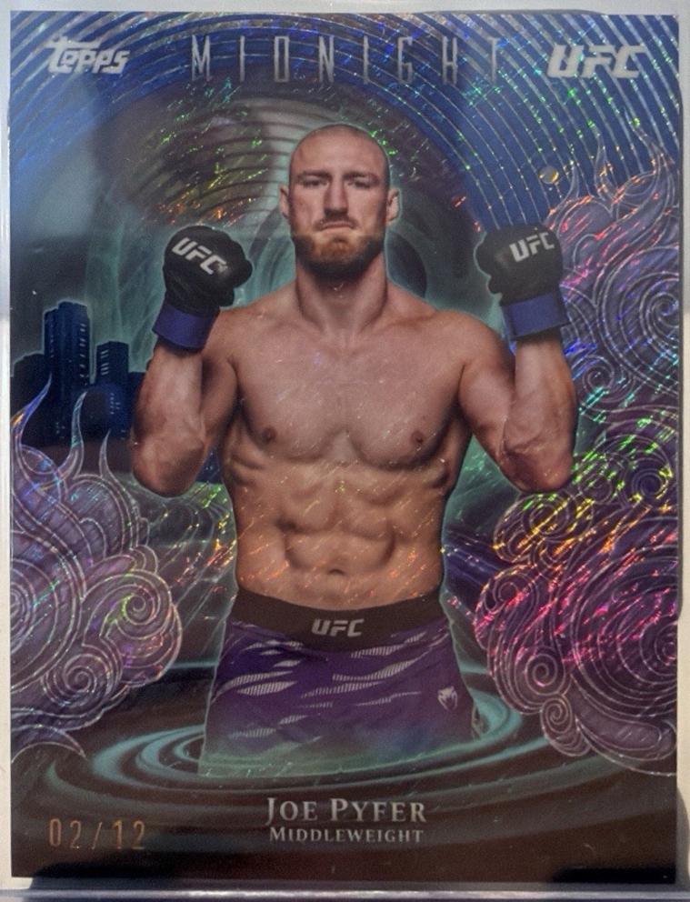 Joe Pyfer 2026 Topps Midnight UFC Insomnia #IN-12 Black Light