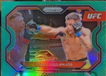 Rafael Dos Anjos 2021 Panini Prizm UFC Base #165 Green