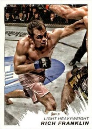 Rich Franklin 2011 Topps UFC Moment of Truth Base #83 Ruby