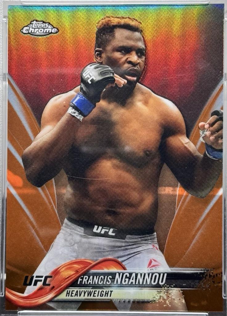 Ludovit Klein 2025 Topps Chrome UFC Base #32 Orange Refractor