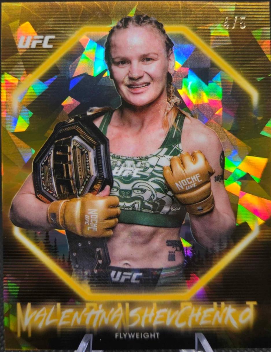 Valentina Shevchenko 2025 Topps Midnight UFC Base #83 Daybreak