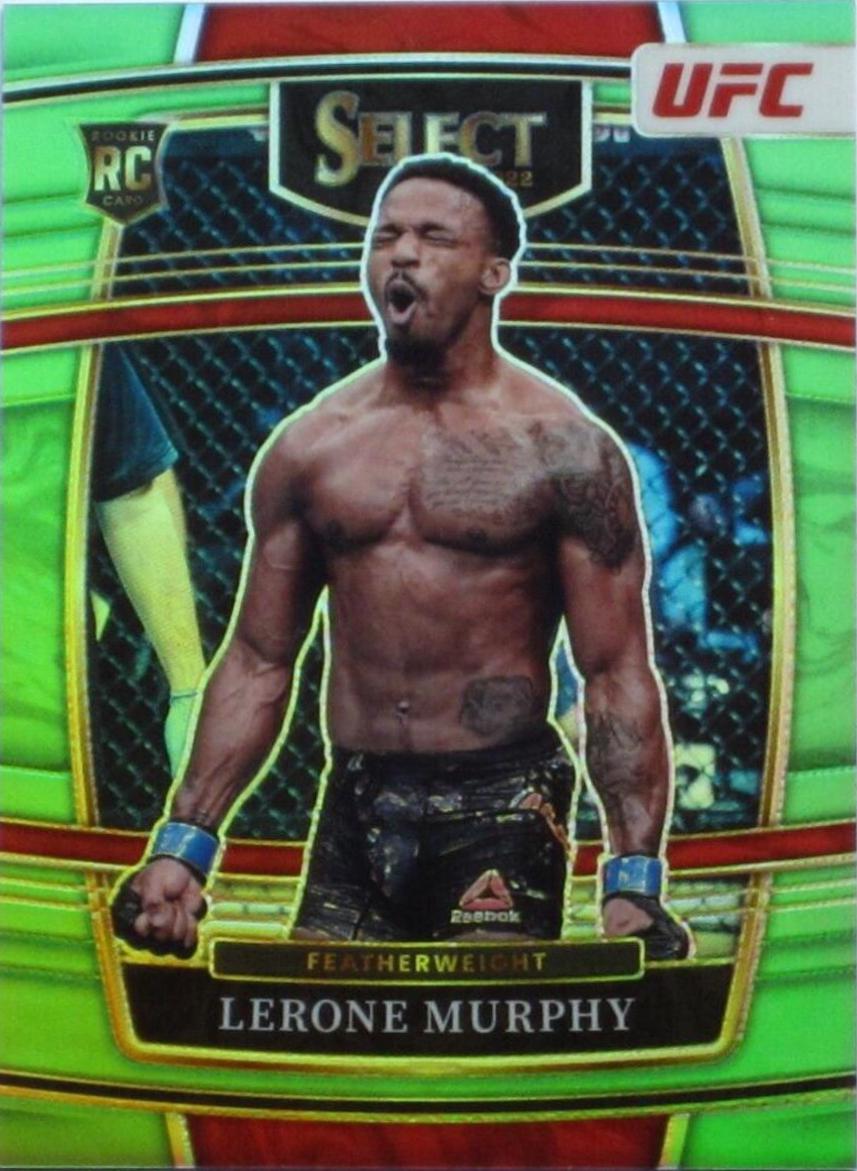 Lerone Murphy 2022 Panini Select UFC Concourse #33 Teal and Pink