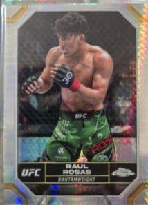 Raul Rosas 2024 Topps Chrome UFC Base #161 Prism Refractor
