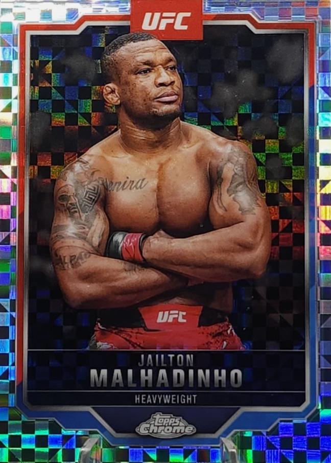 Jailton Almeida 2025 Topps Chrome UFC Base #112 X-Fractor