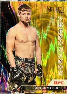 Bryce Mitchell 2022 Panini Select UFC Phenomenon #8 Gold