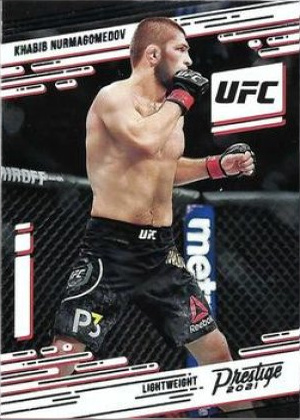 Khabib Nurmagomedov 2021 Panini Chronicles UFC Base Prestige #75 Purple