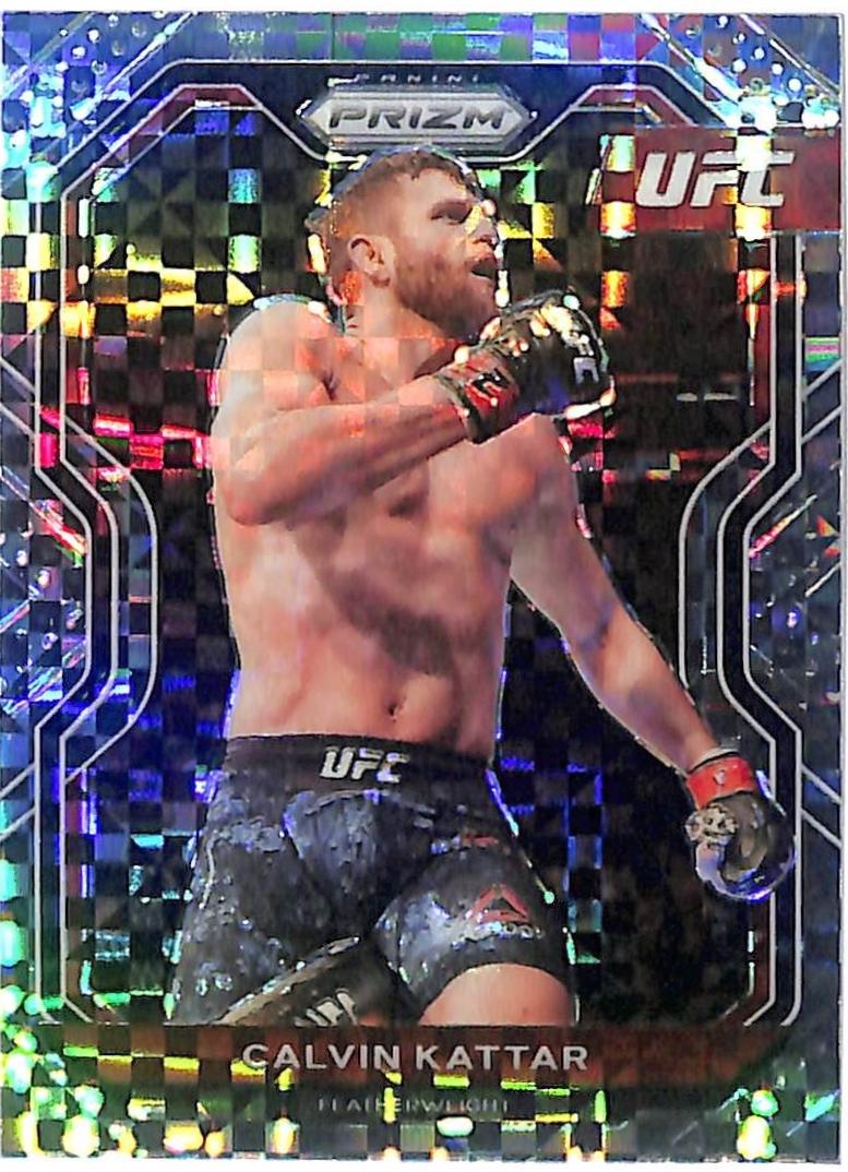 Calvin Kattar 2021 Panini Prizm UFC Base #58 Lucky Envelopes