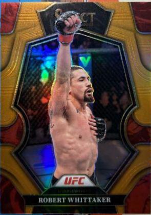 Robert Whittaker 2023 Panini Select UFC Premier Level #183 Orange