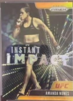 Amanda Nunes 2021 Panini Prizm UFC Instant Impact #24 Gold