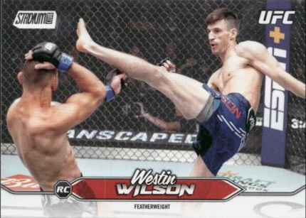 Westin Wilson 2025 Topps Stadium Club UFC Base #52 Gold