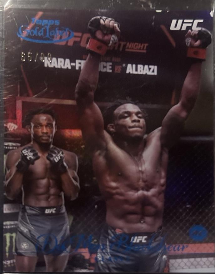 Da'Mon Blackshear 2024 Topps Gold Label UFC Base Class II #52 Blue