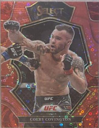Colby Covington 2023 Panini Select UFC Premier Level #200 Red Disco