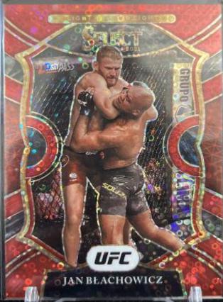 Jan Błachowicz 2021 Panini Select UFC Concourse #5 Red Disco