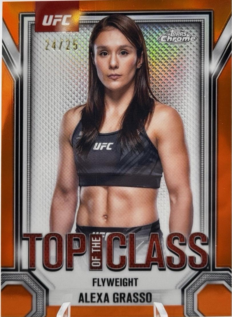 Alexa Grasso 2025 Topps Chrome UFC Top of the Class #TTC-3 Orange