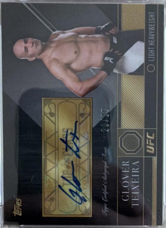 Glover Teixeira 2016 Topps UFC Top of the Class Top of the Class Autographs #TCA-GT Silver