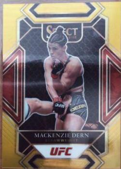Mackenzie Dern 2022 Panini Select UFC Mezzanine #330 Gold